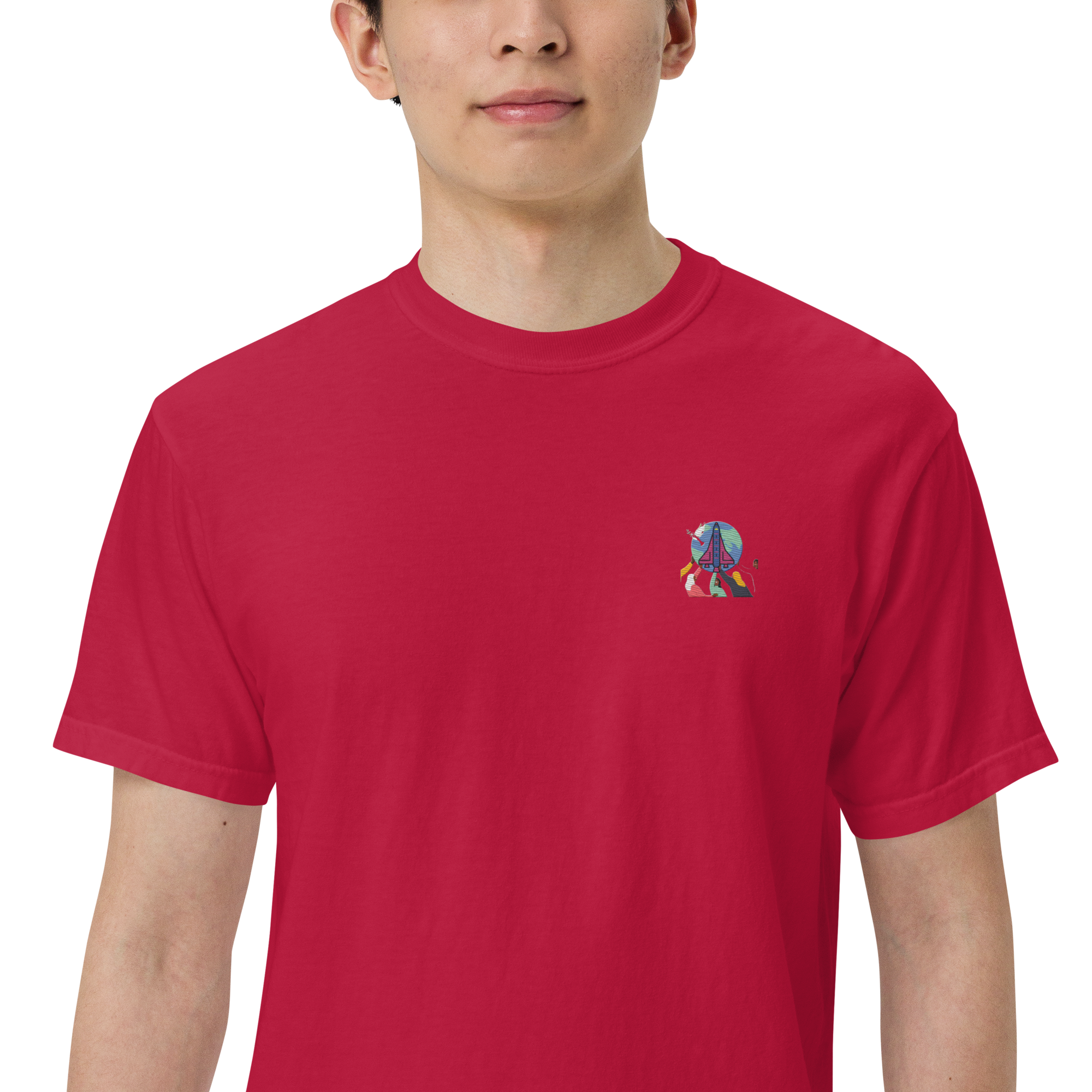 First Home Unisex garment-dyed heavyweight t-shirt