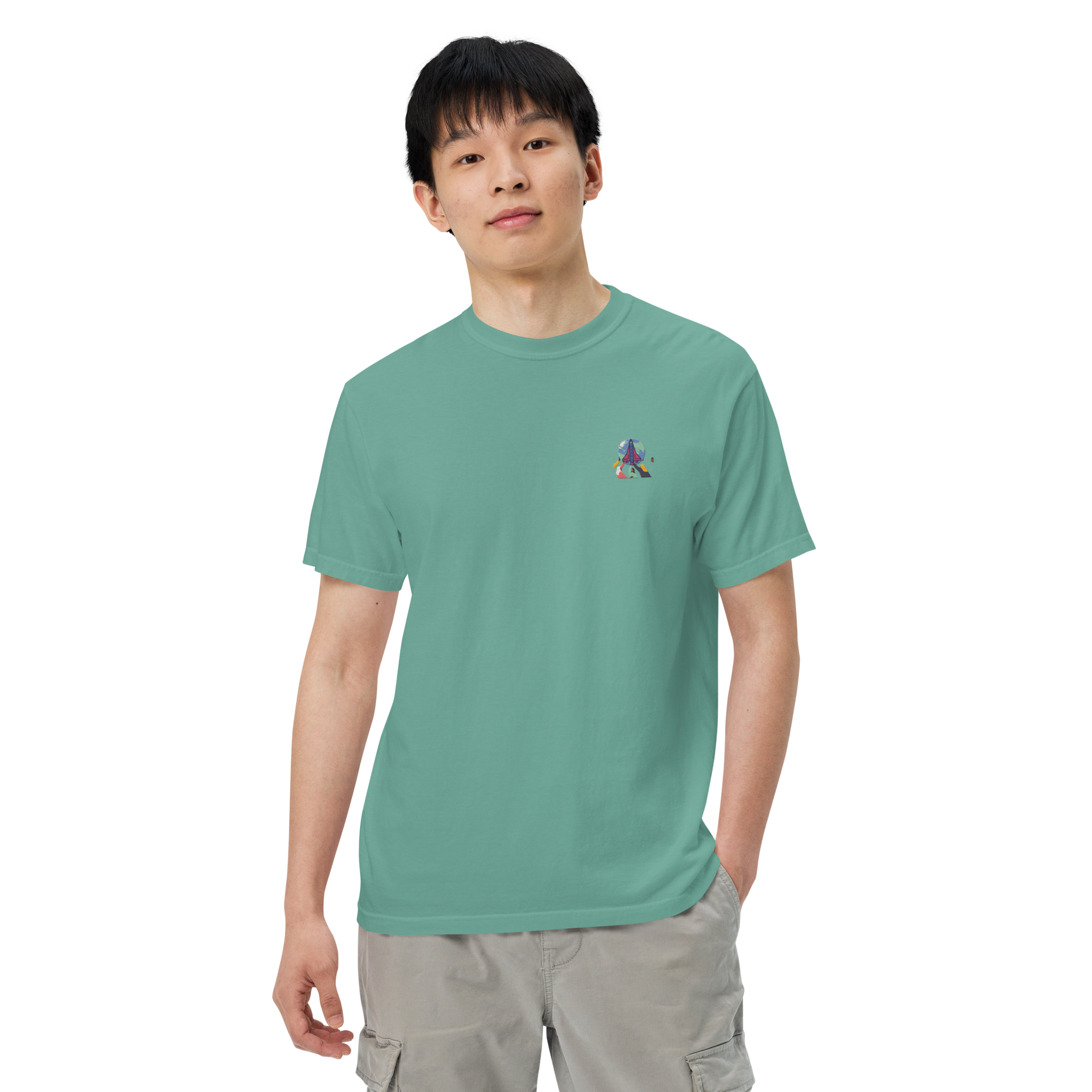 First Home Unisex garment-dyed heavyweight t-shirt
