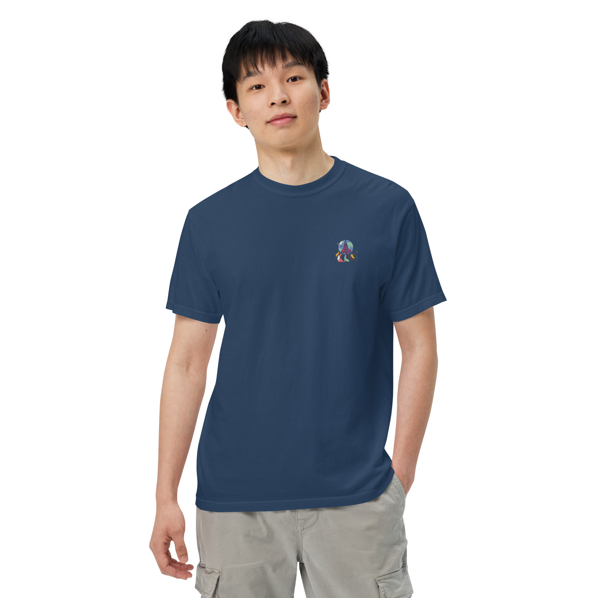First Home Unisex garment-dyed heavyweight t-shirt