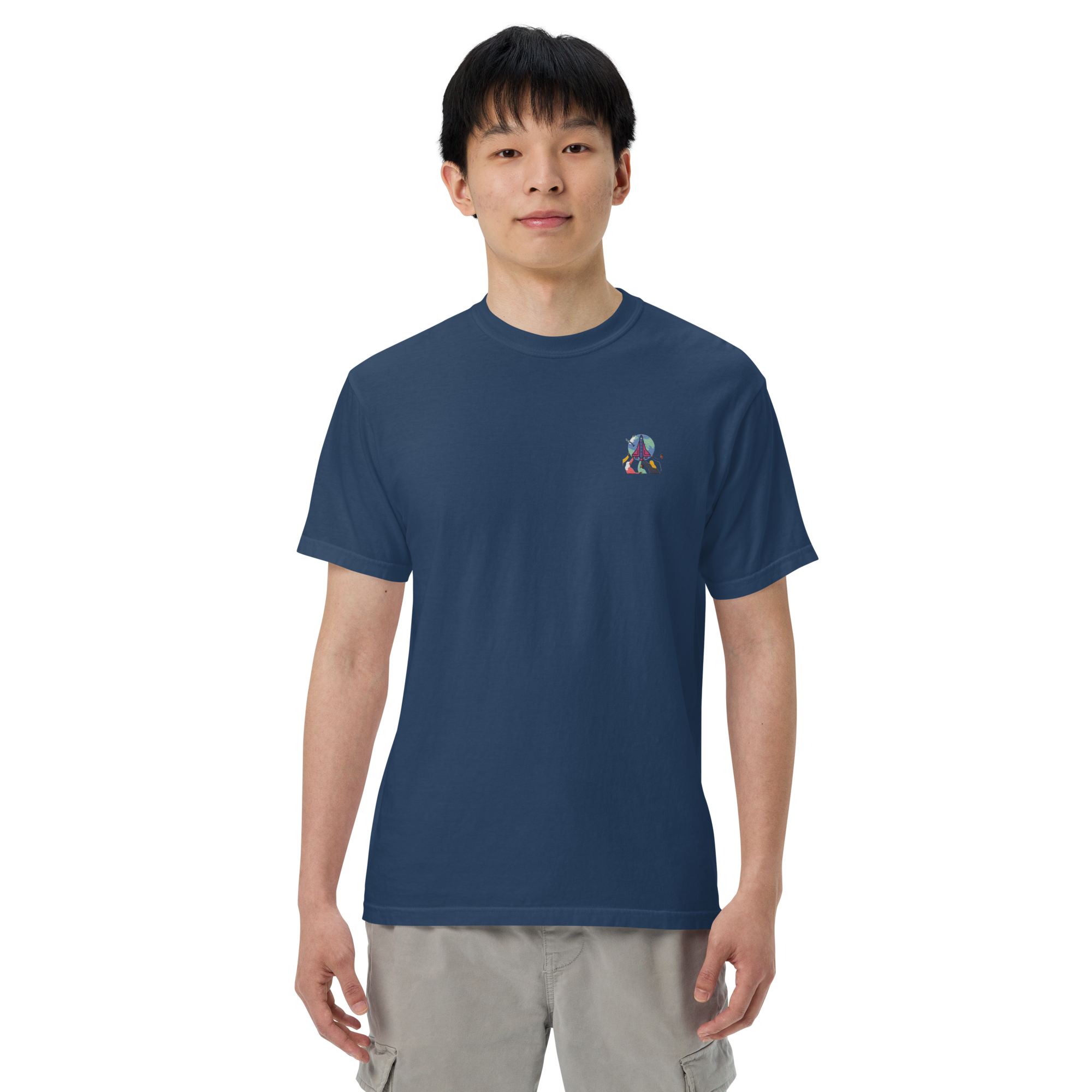 First Home Unisex garment-dyed heavyweight t-shirt