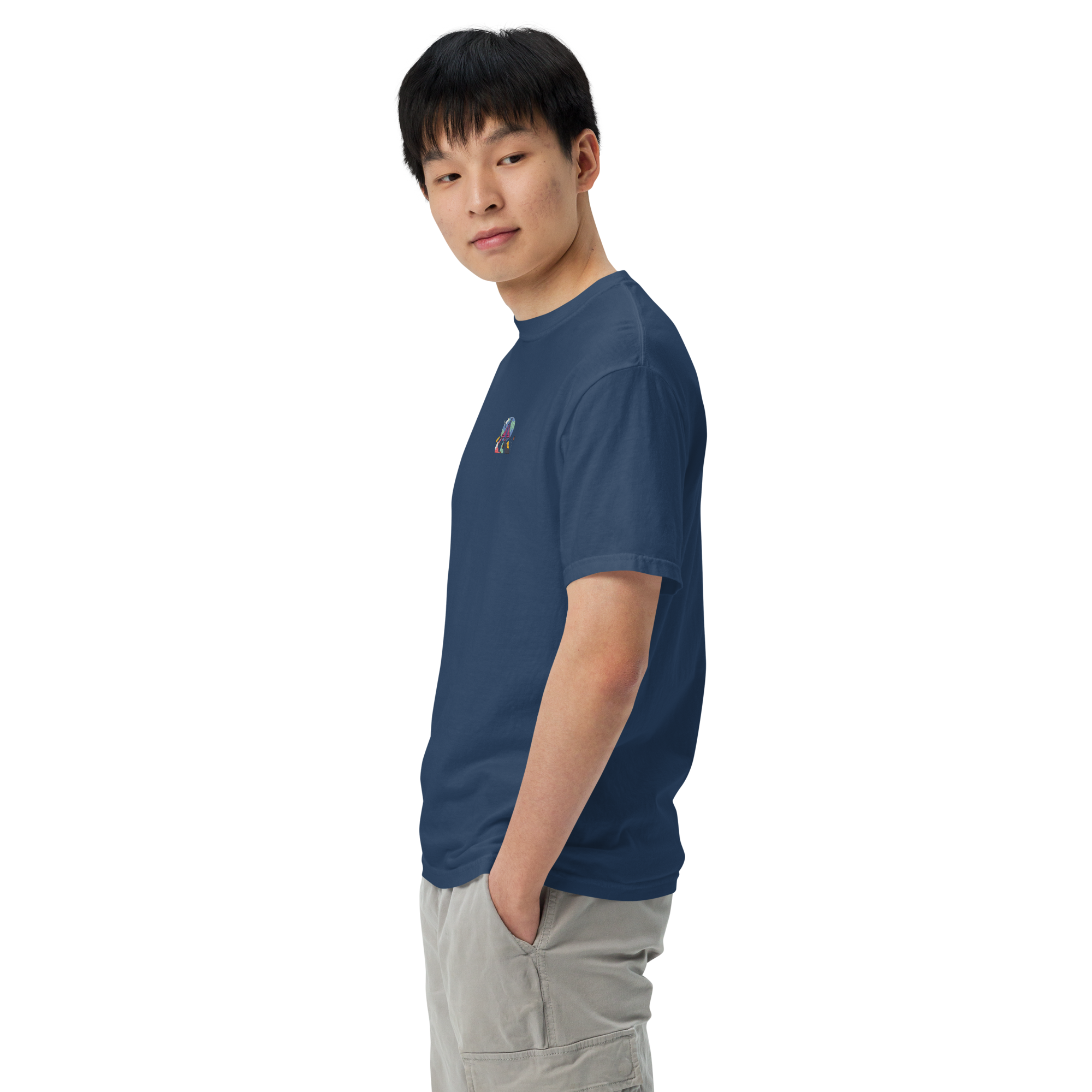First Home Unisex garment-dyed heavyweight t-shirt