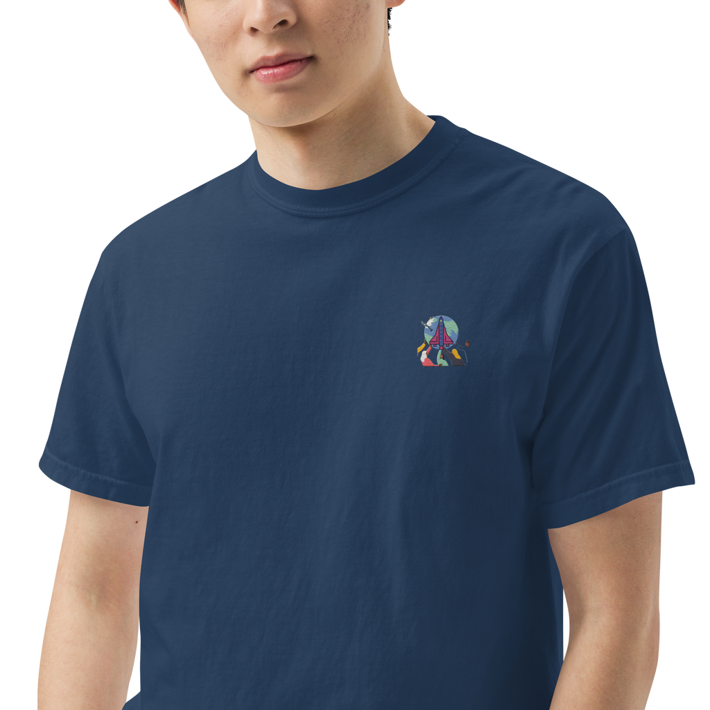 First Home Unisex garment-dyed heavyweight t-shirt