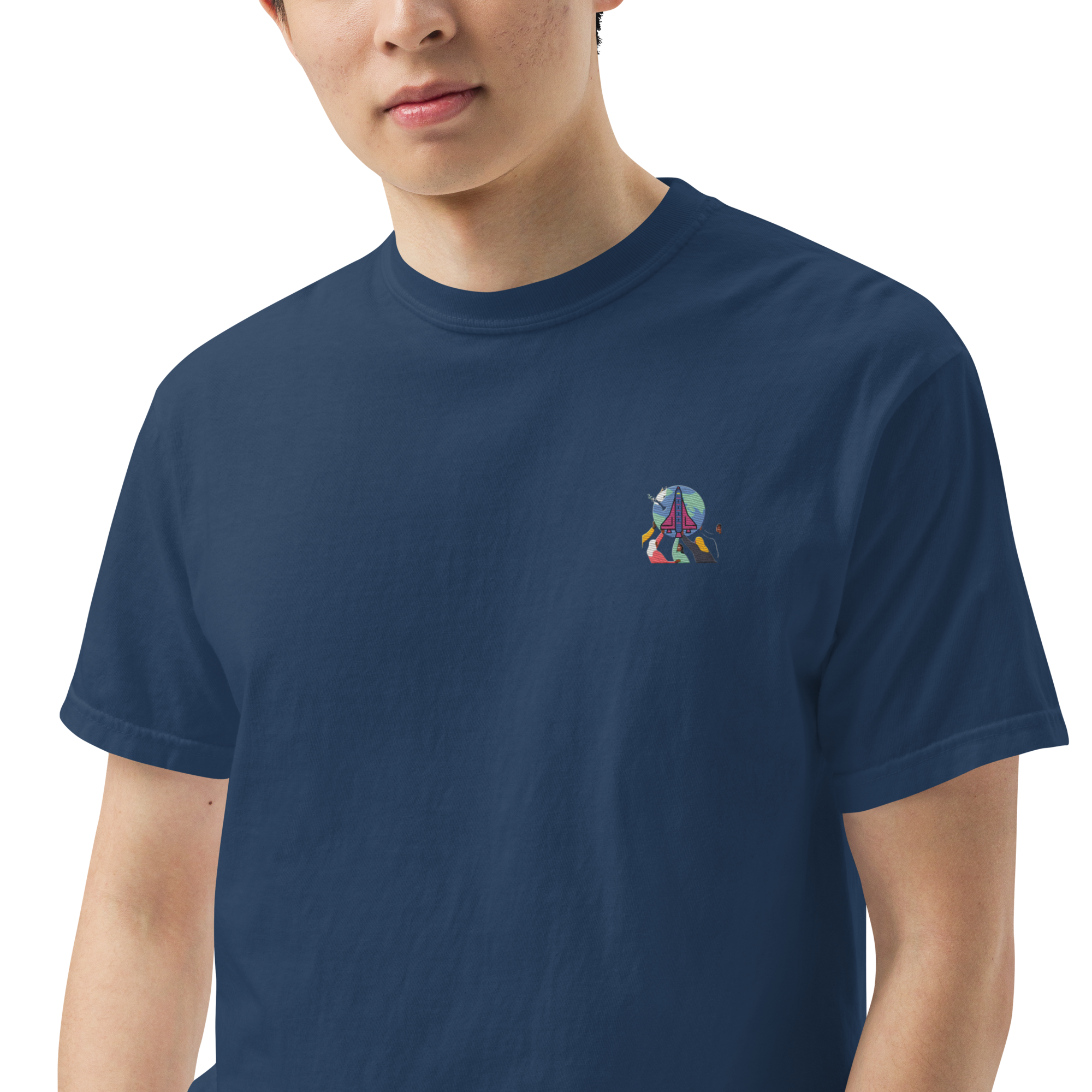 First Home Unisex garment-dyed heavyweight t-shirt