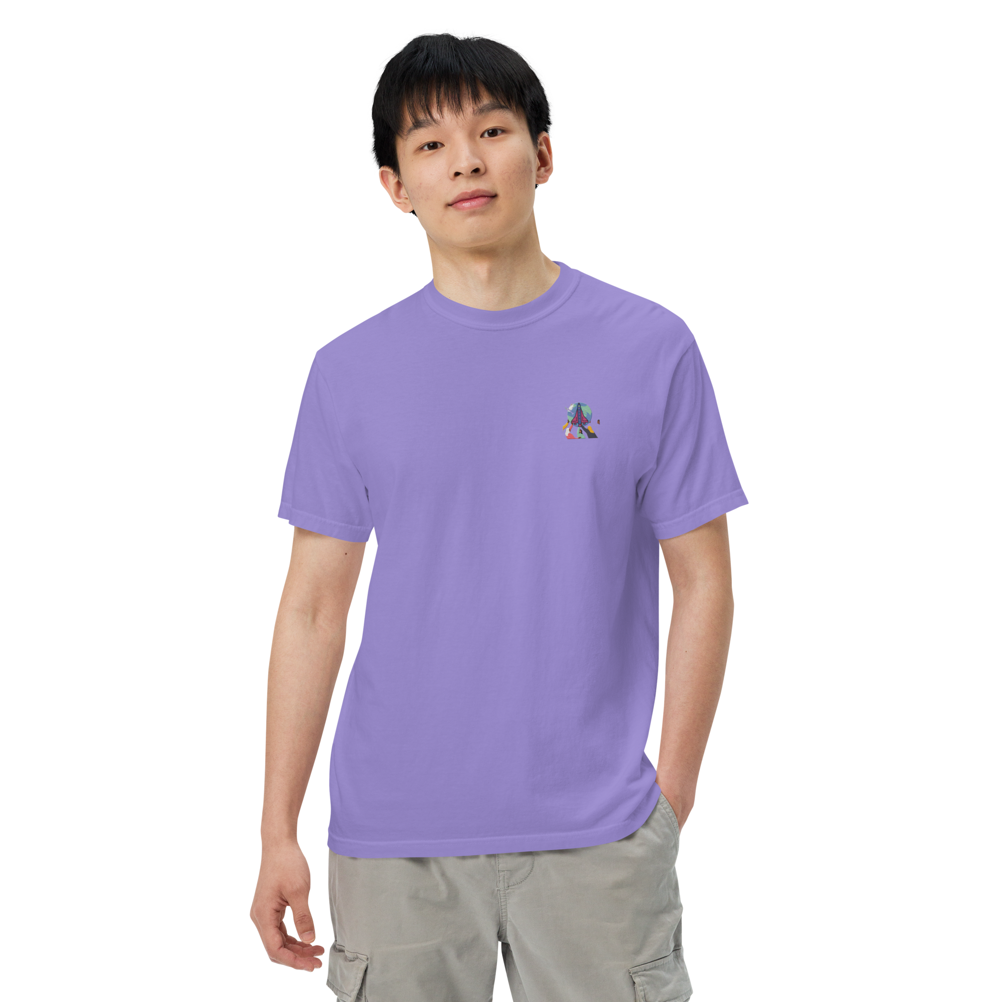 First Home Unisex garment-dyed heavyweight t-shirt