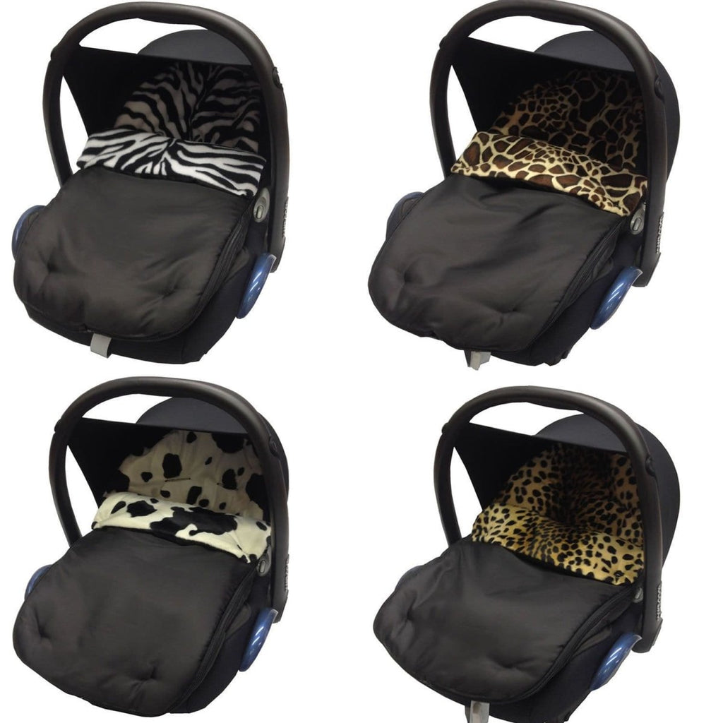 For Your Little One Universal Animal Print Car Seat Footmuff | Cosy Toes