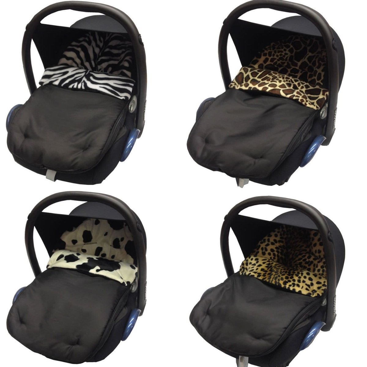 For Your Little One Universal Animal Print Car Seat Footmuff | Cosy Toes