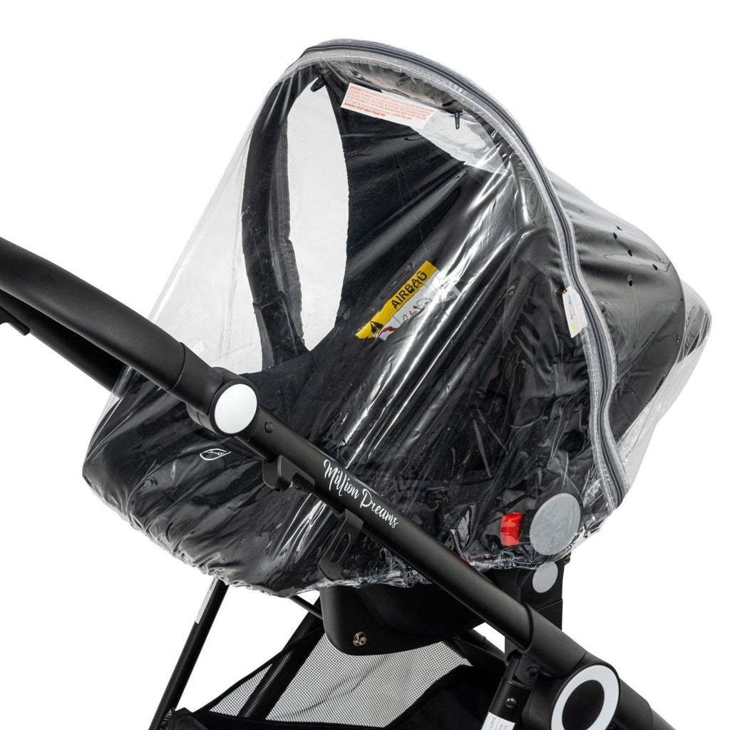 For Your Little One Universal Car Seat Raincover | Clear PVC Protection