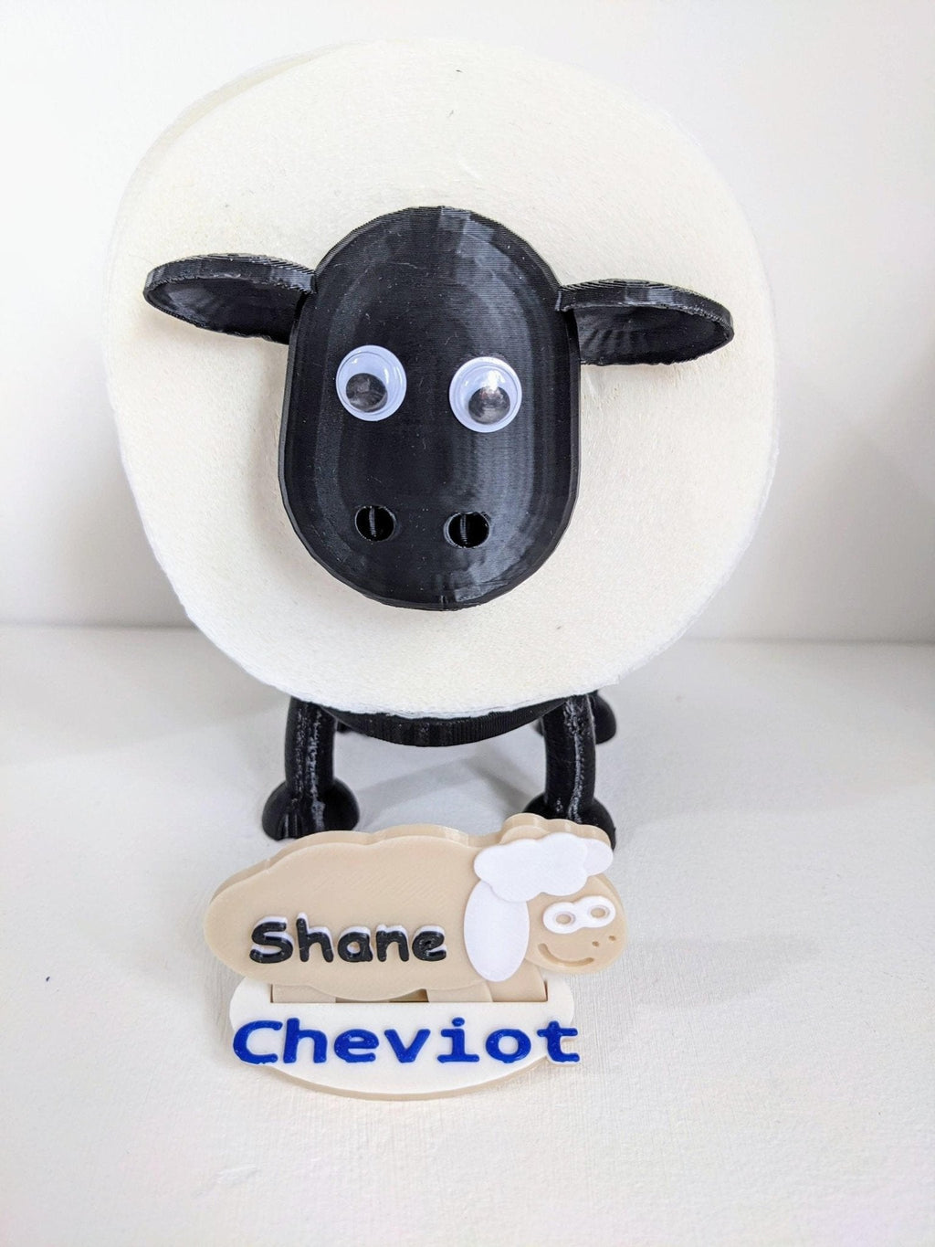 Chaddyverse Black Sheep Spare Toilet Roll Holder – Universal Fit
