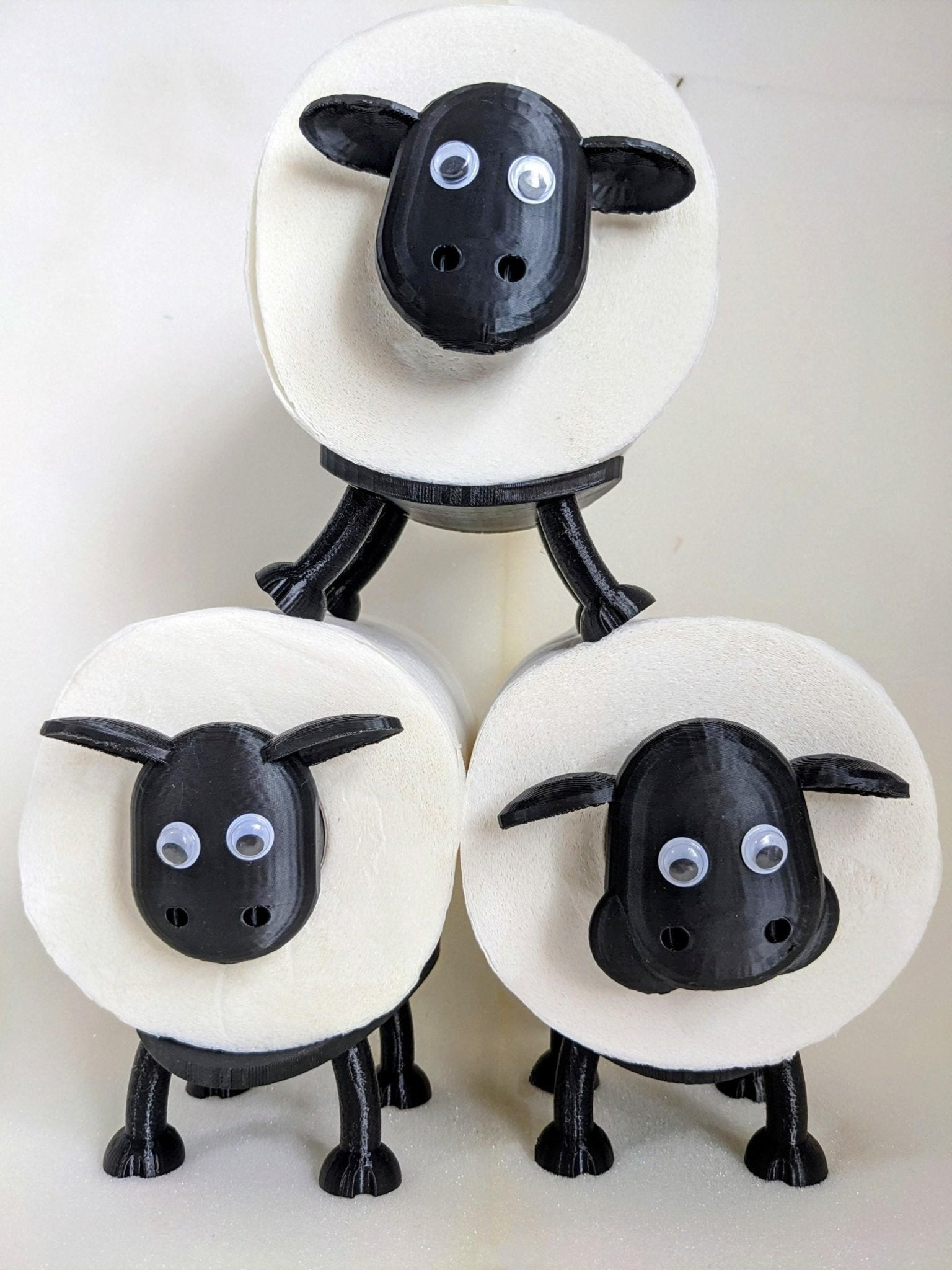 Chaddyverse Black Sheep Spare Toilet Roll Holder – Universal Fit