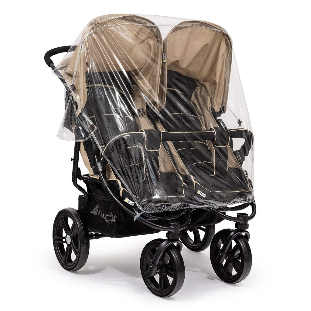 For Your Little One Universal Side By Side Pushchair Rain Cover - PVC
