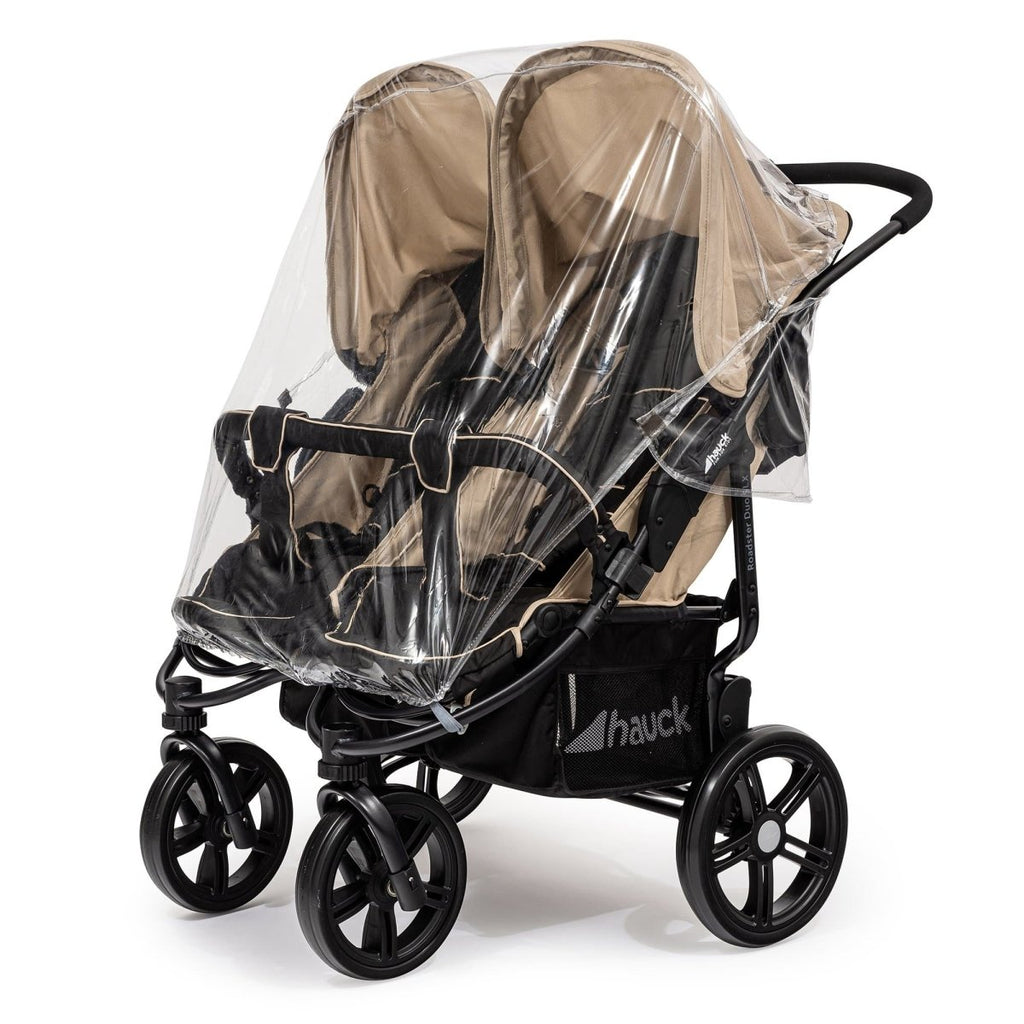 For Your Little One Universal Side By Side Pushchair Rain Cover - PVC