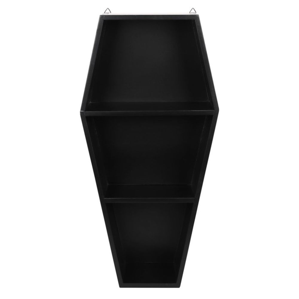 Kate's Clothing Coffin Display Shelf – Gothic Wooden Trinket Shelving