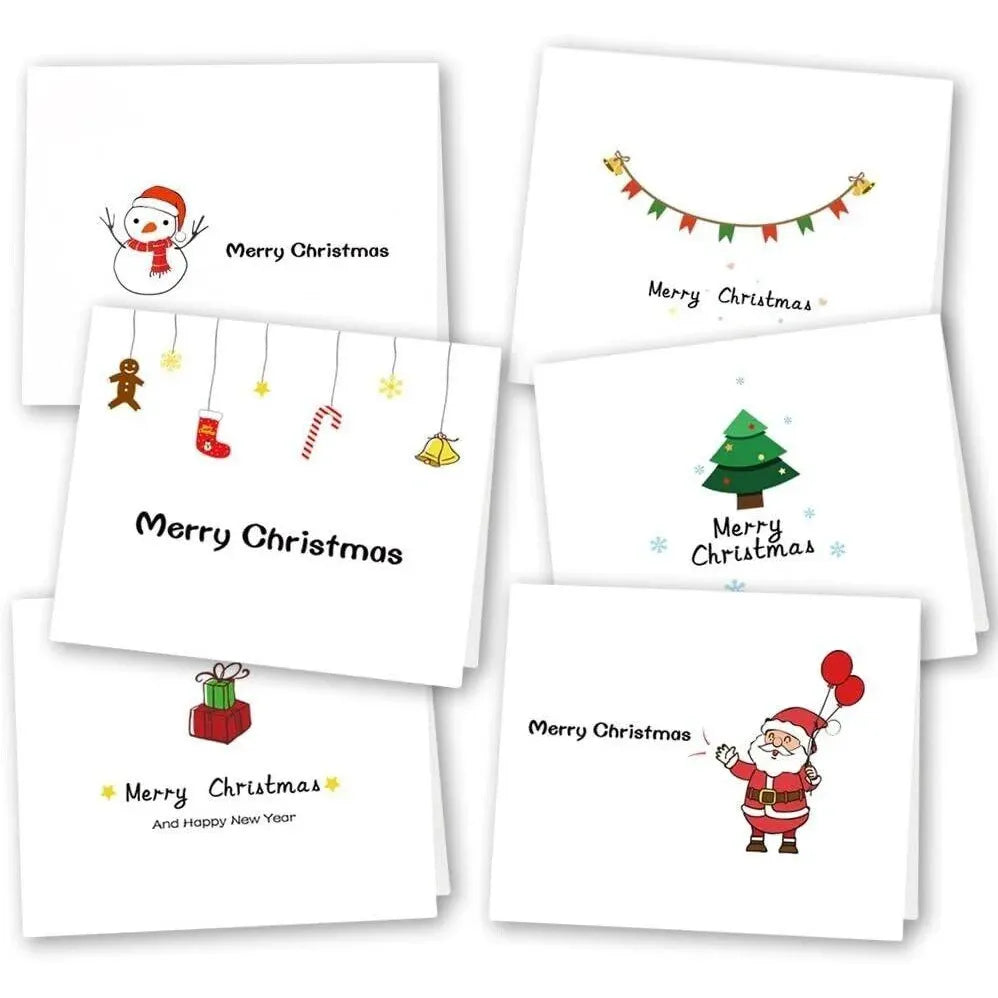 KUUQA 36-Pack Merry Christmas Greeting Cards with Envelopes & Stickers