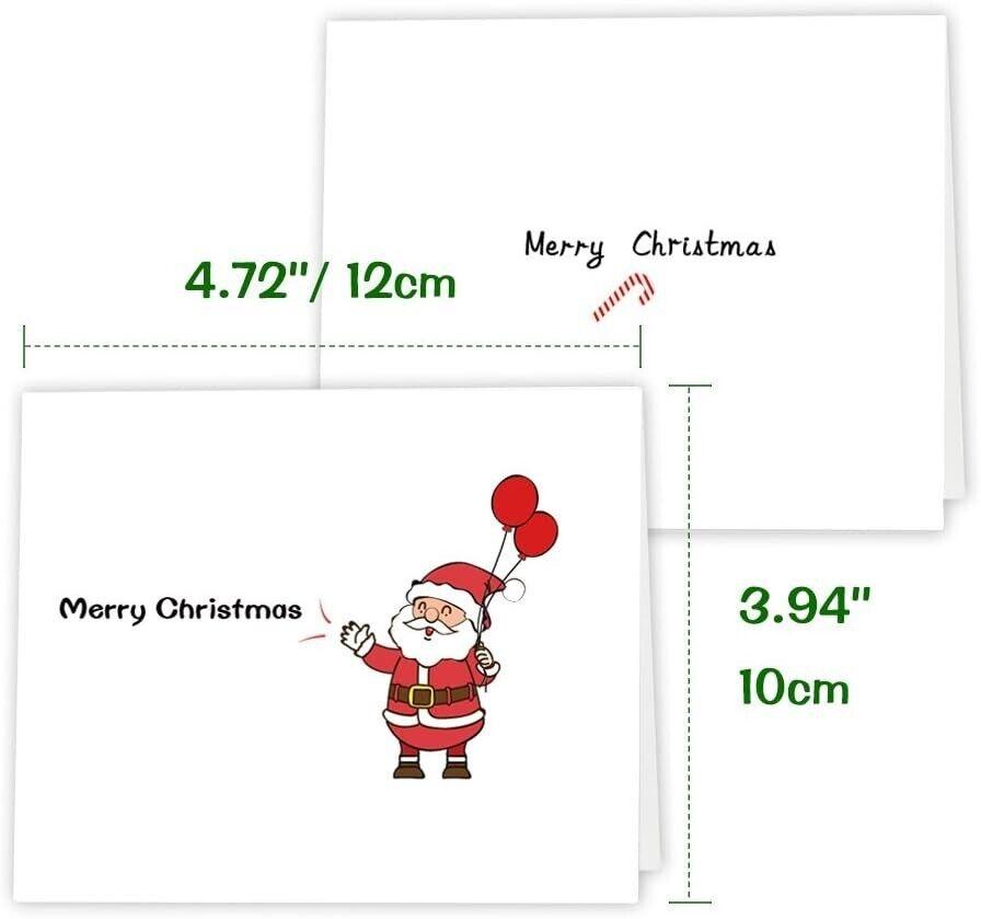 KUUQA 36-Pack Merry Christmas Greeting Cards with Envelopes & Stickers