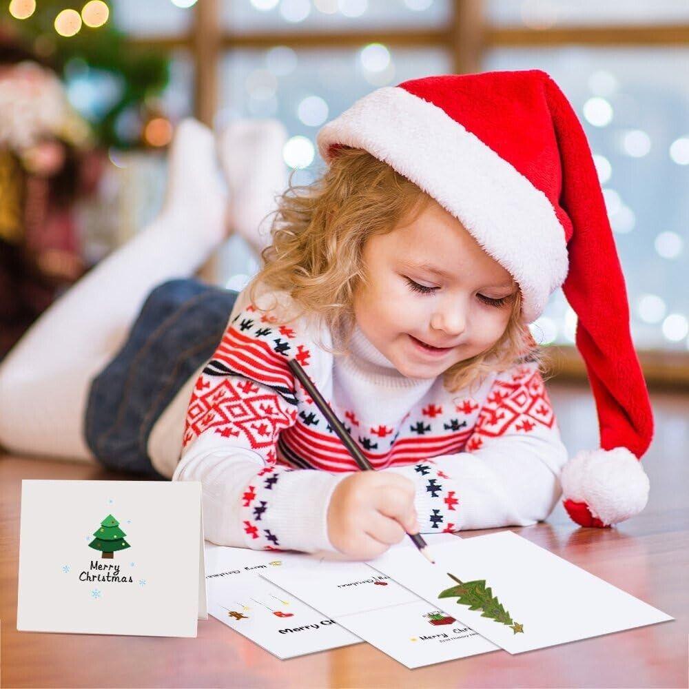 KUUQA 36-Pack Merry Christmas Greeting Cards with Envelopes & Stickers