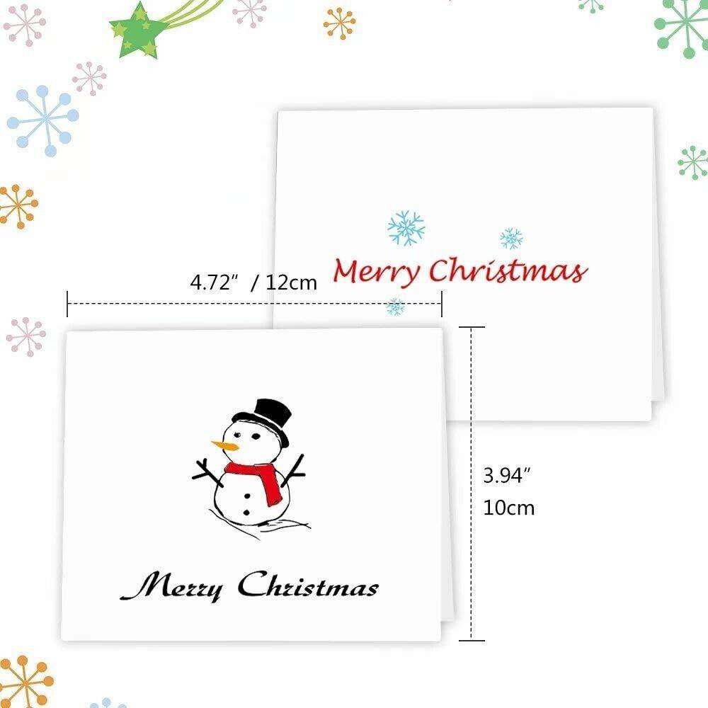 KUUQA 36-Pack Merry Christmas Greeting Cards with Envelopes & Stickers