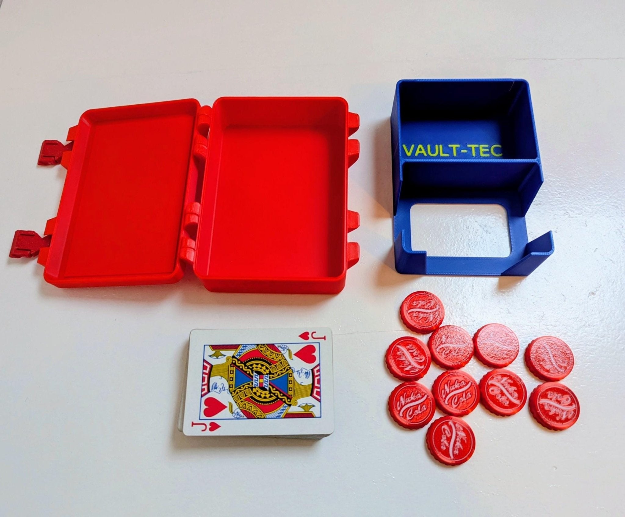 Chaddyverse Vault-Tec Travel Box – Fallout TCG and Poker Card Case