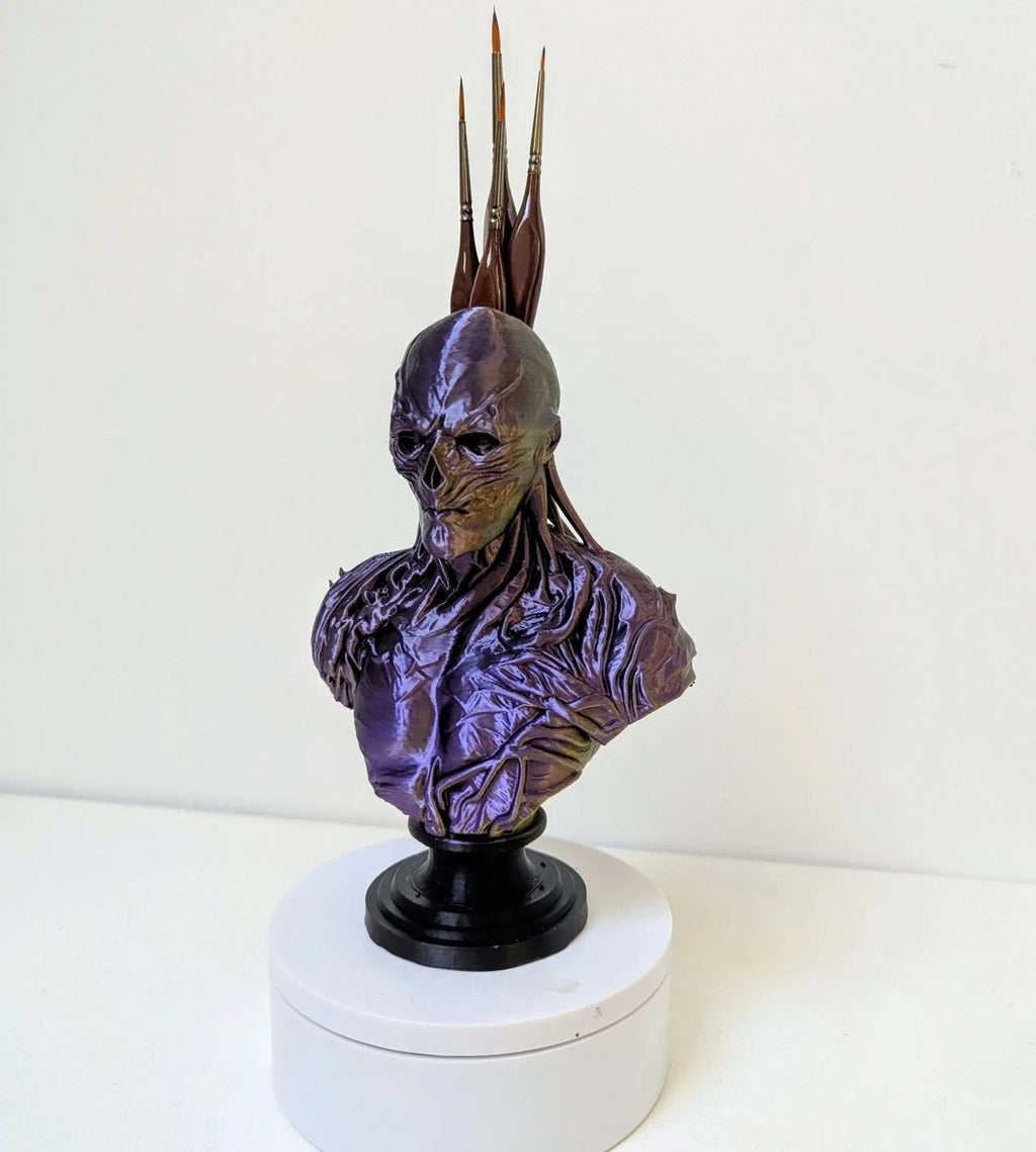 Vecna Bust Pen Pot & Brush Holder | Chaddyverse Horror Desk Ornament