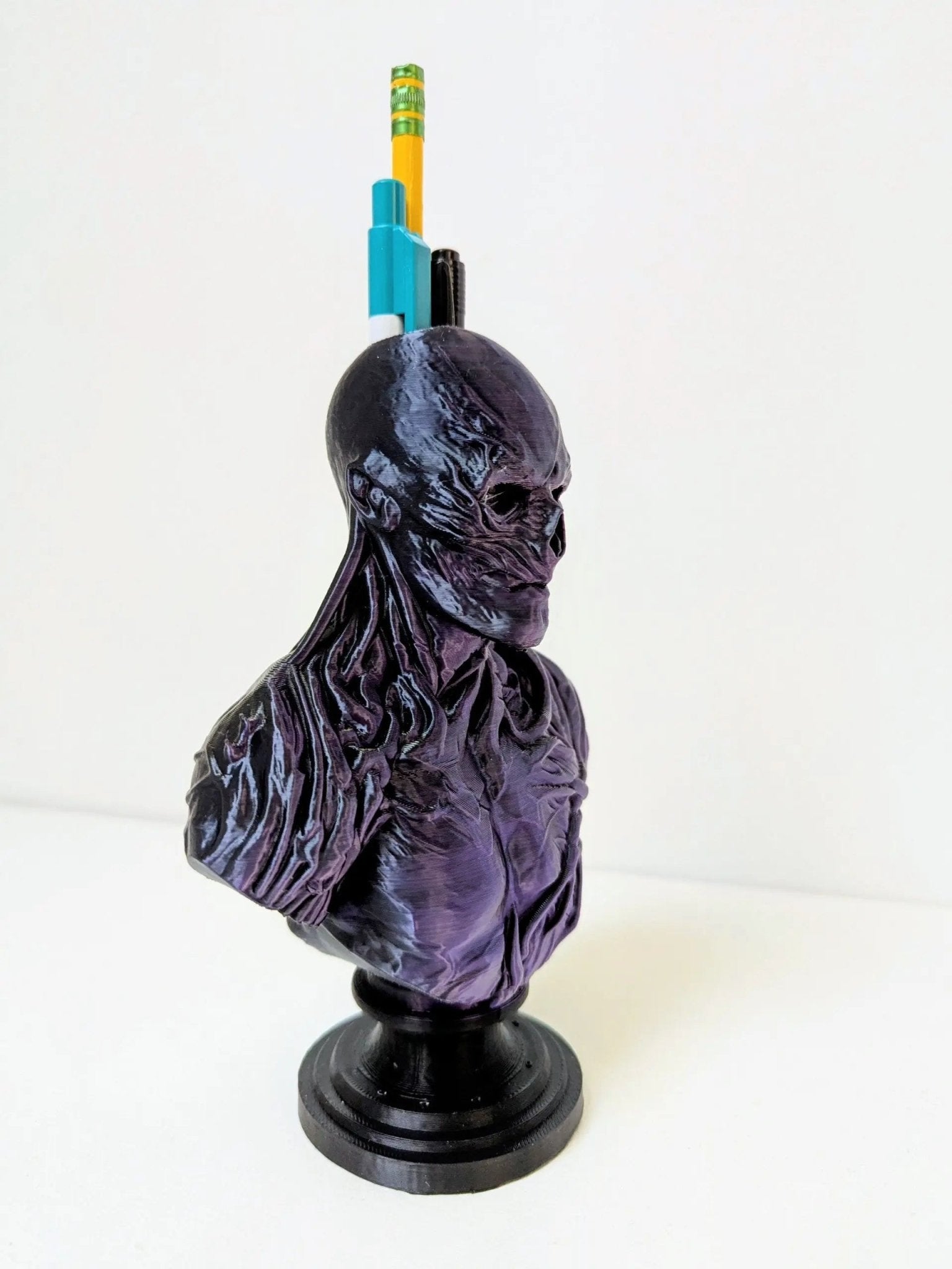 Vecna Bust Pen Pot & Brush Holder | Chaddyverse Horror Desk Ornament