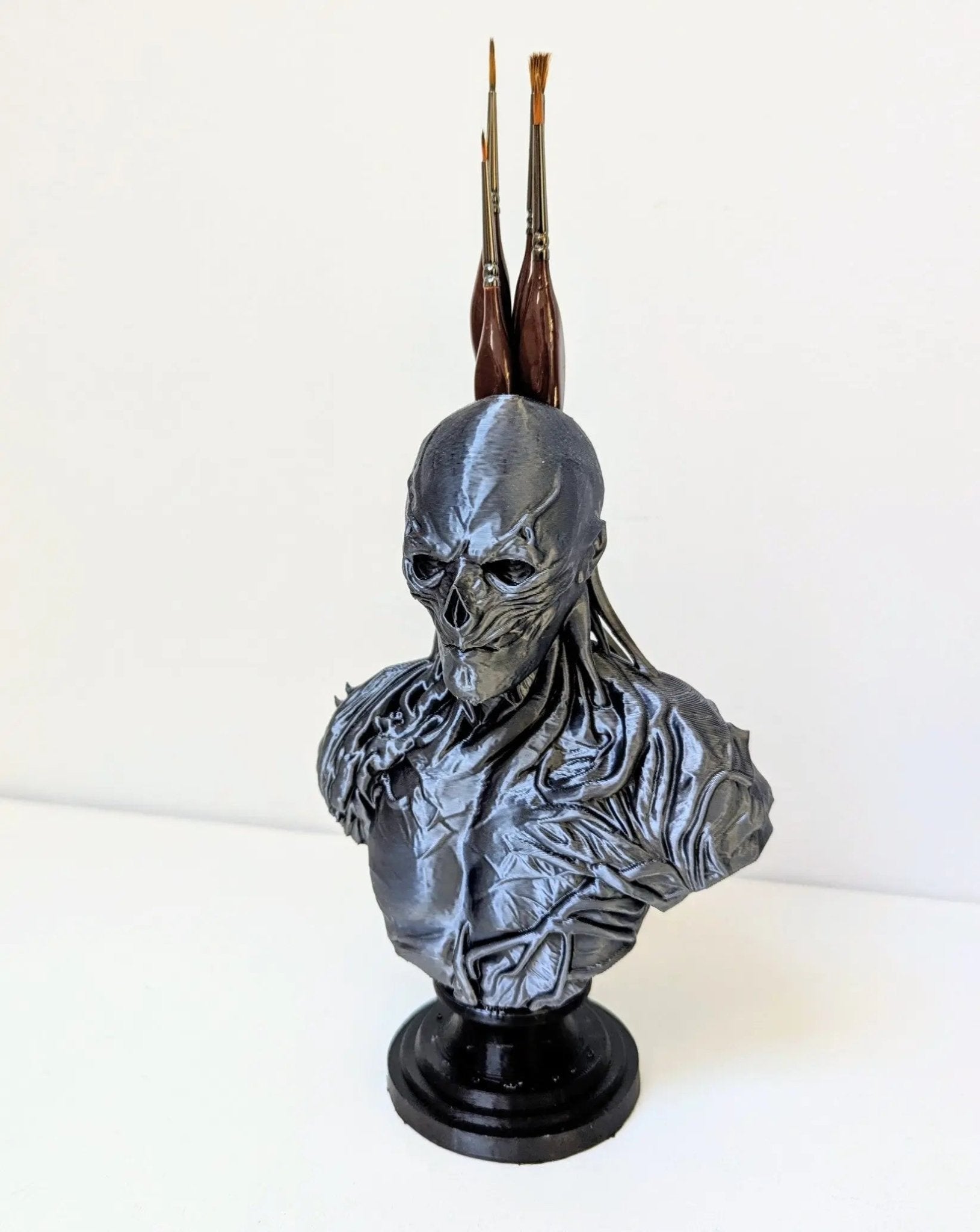 Vecna Bust Pen Pot & Brush Holder | Chaddyverse Horror Desk Ornament
