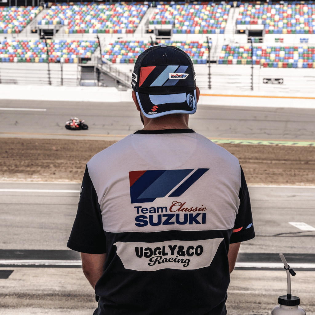 Uggly & Co Team Classic Suzuki Trucker Hat – Racing Mesh Cap