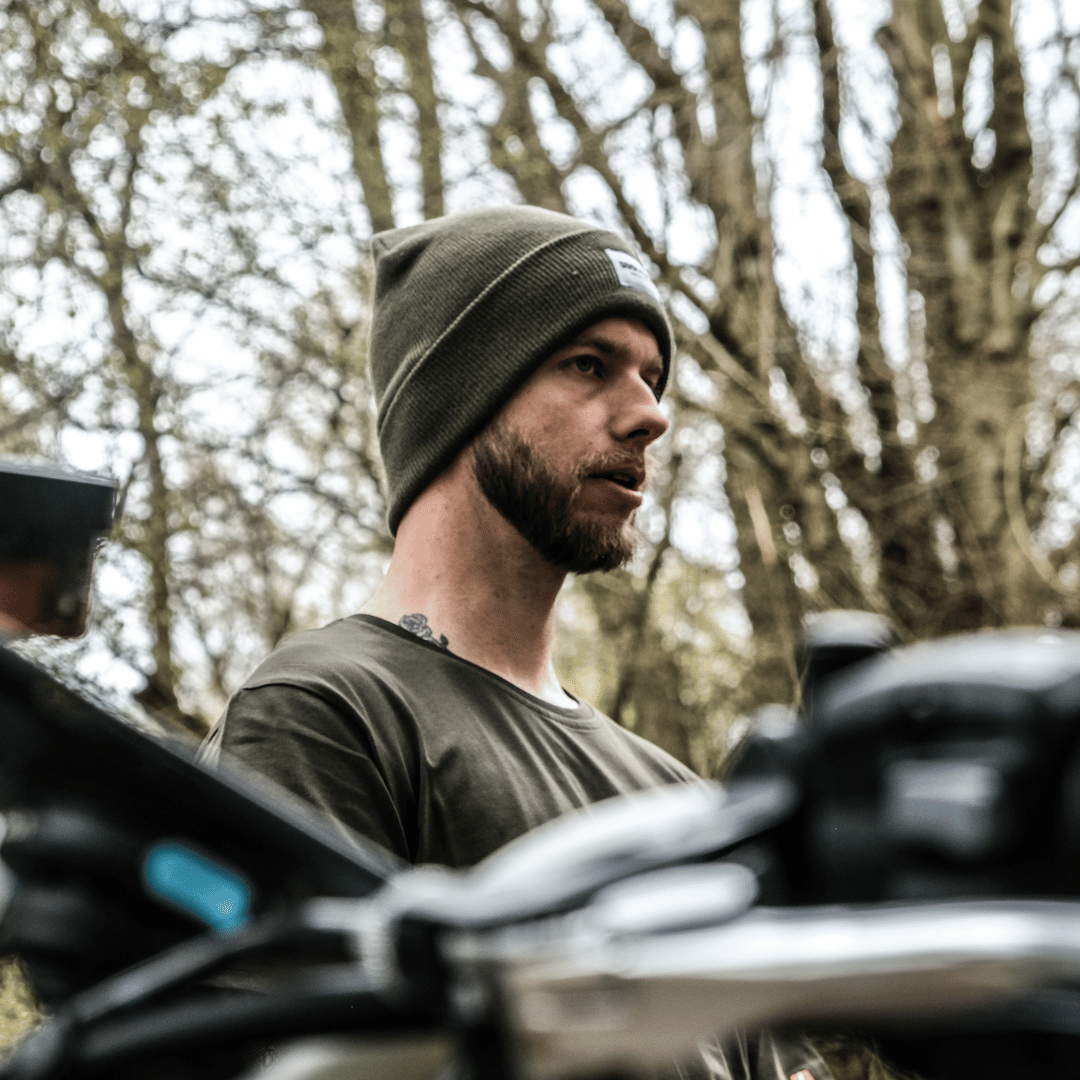 UGGLY&CO Olive Green Beanie – Soft-Touch Double Layer Knitted Hat