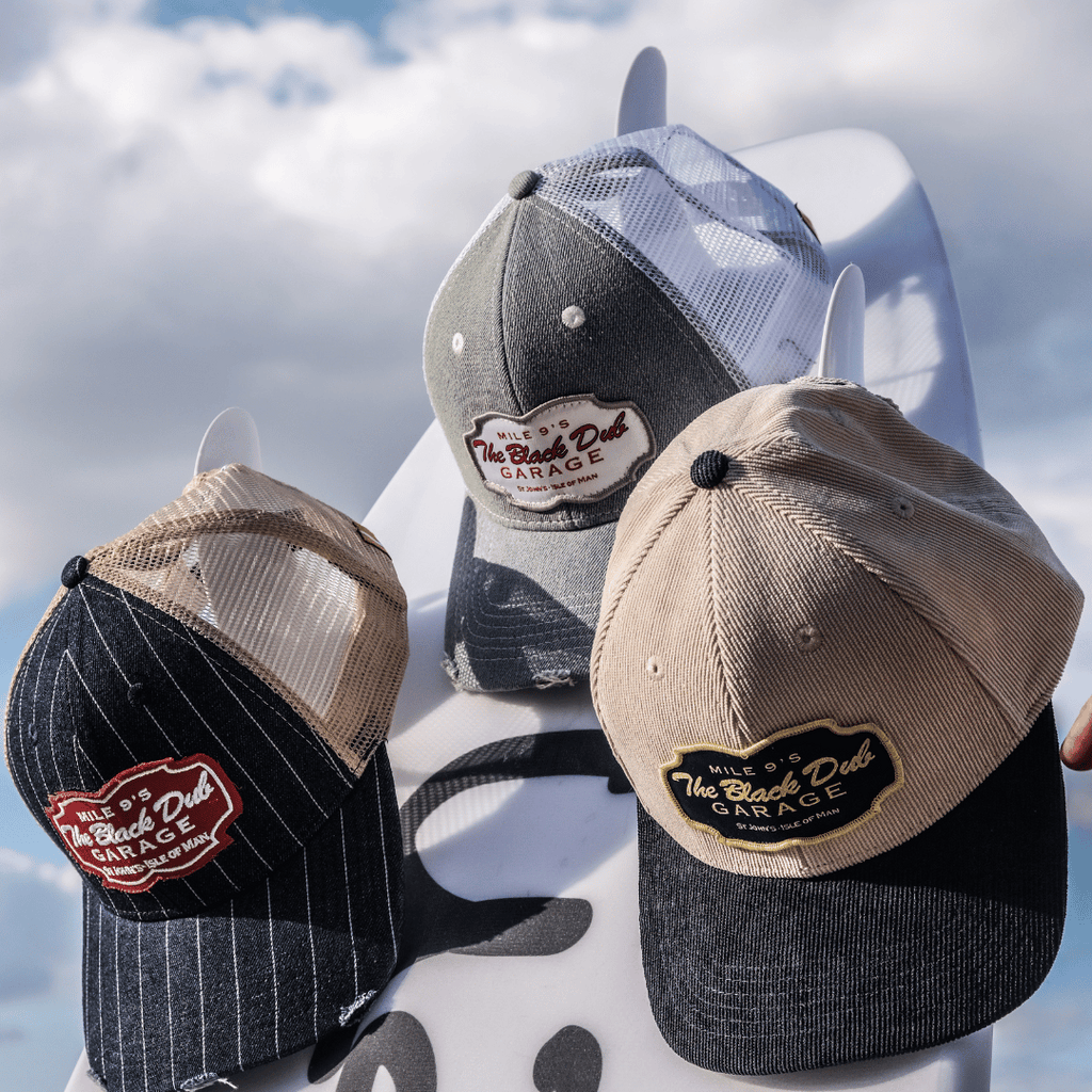 Uggly and Co Denim Garage Trucker Hat – Distressed Vintage Mesh Cap