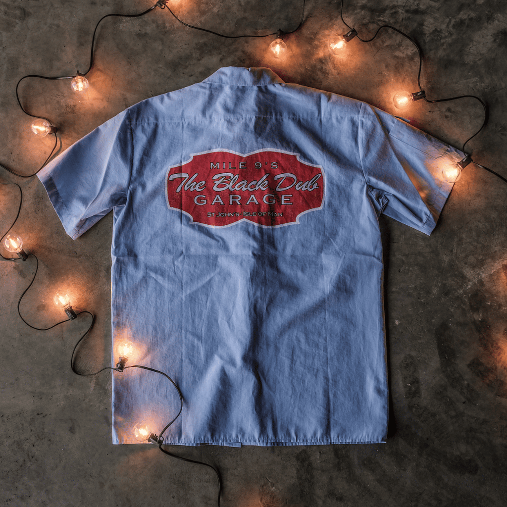 Uggly and Co Blue Garage Shirt – Vintage Style Cotton Workwear Shirt