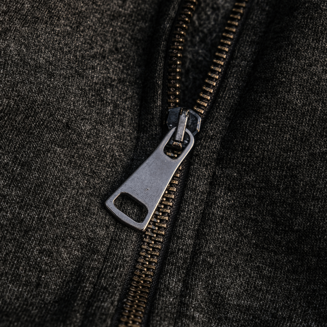 Uggly & Co Black Dub Recycled Cotton Garage Hoodie – Vintage Style