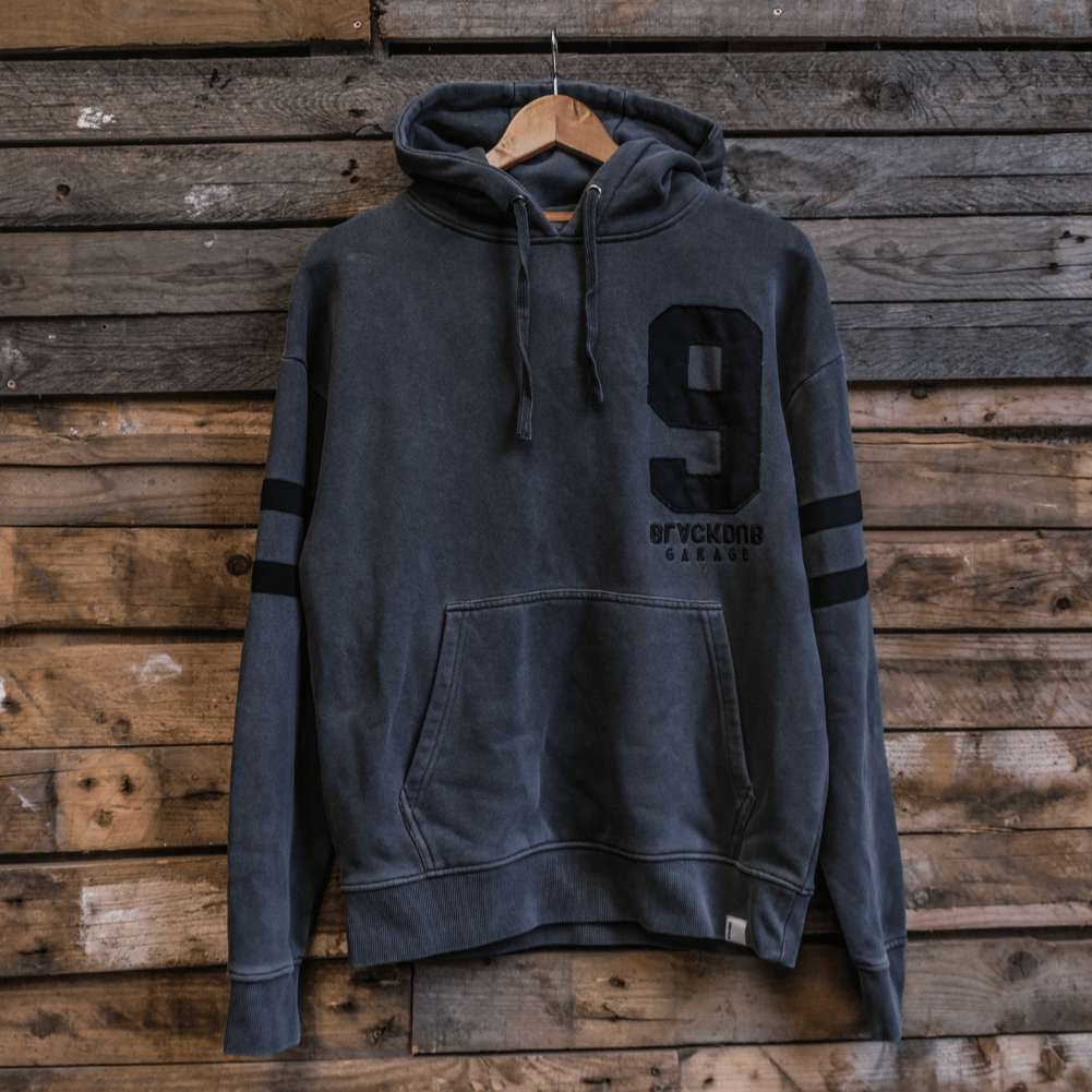 Uggly & Co x Black Dub Mile 9 Heavyweight Vintage Baseball Hoodie