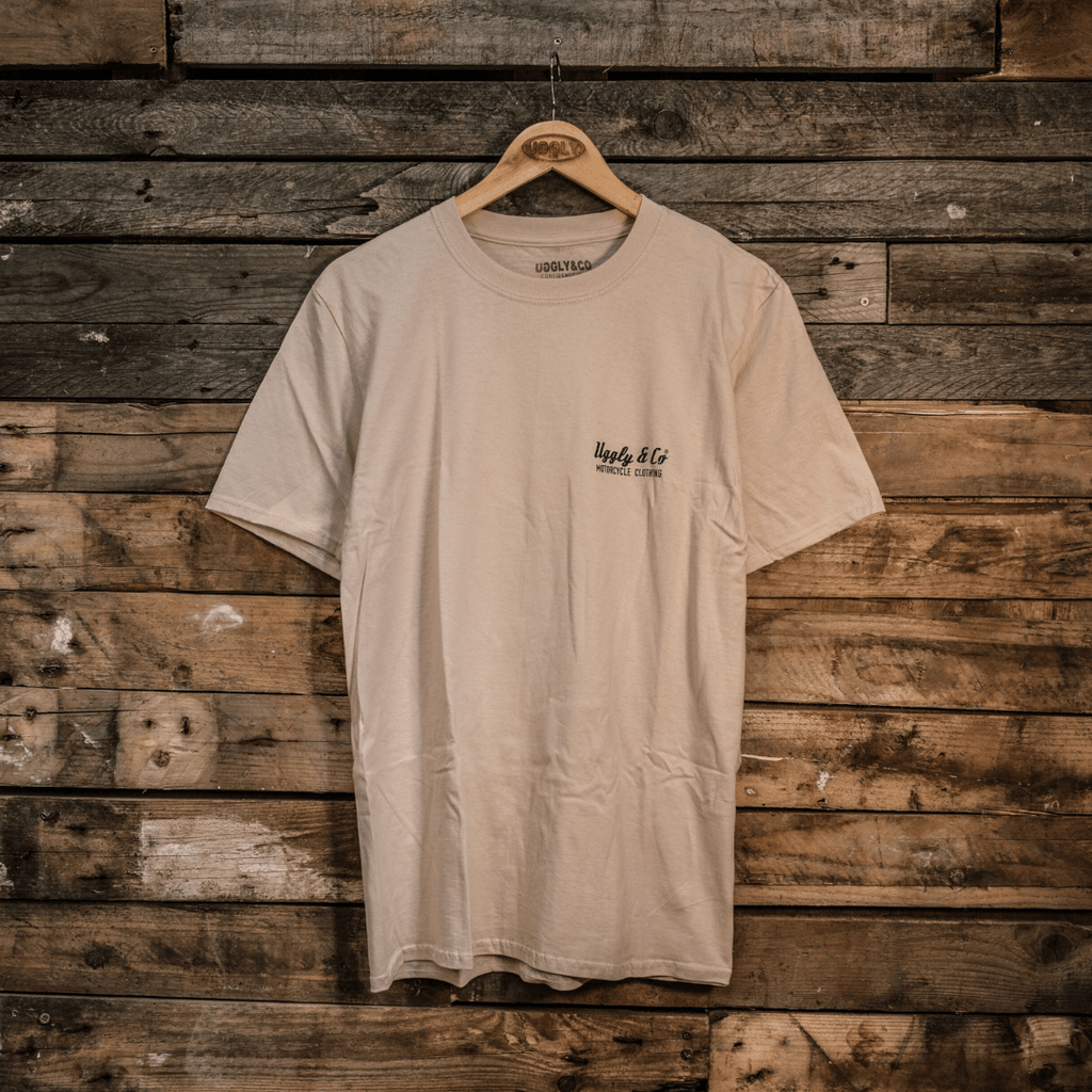 Uggly and Co Diamond Graphic Tee – Vintage Moto Boxy Cotton T-Shirt