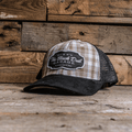 Uggly and Co Tartan Garage Trucker Hat – Suede Peak Vintage Cap