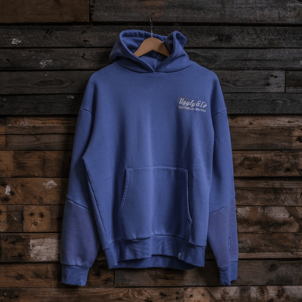 Uggly and Co Purple Surf Diamond Heavyweight Fleece Hoodie – Collection 3.0