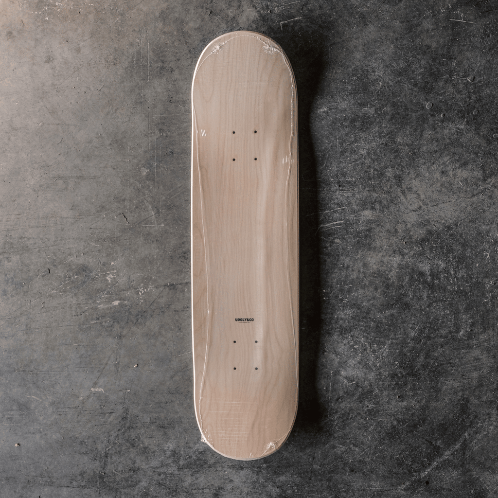 Uggly & Co Bulldog Skateboard Deck – 8.25 Inch Premium Maple Wood