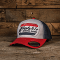 Uggly & Co Flat Track Trucker Hat – Vintage Distressed Racing Cap