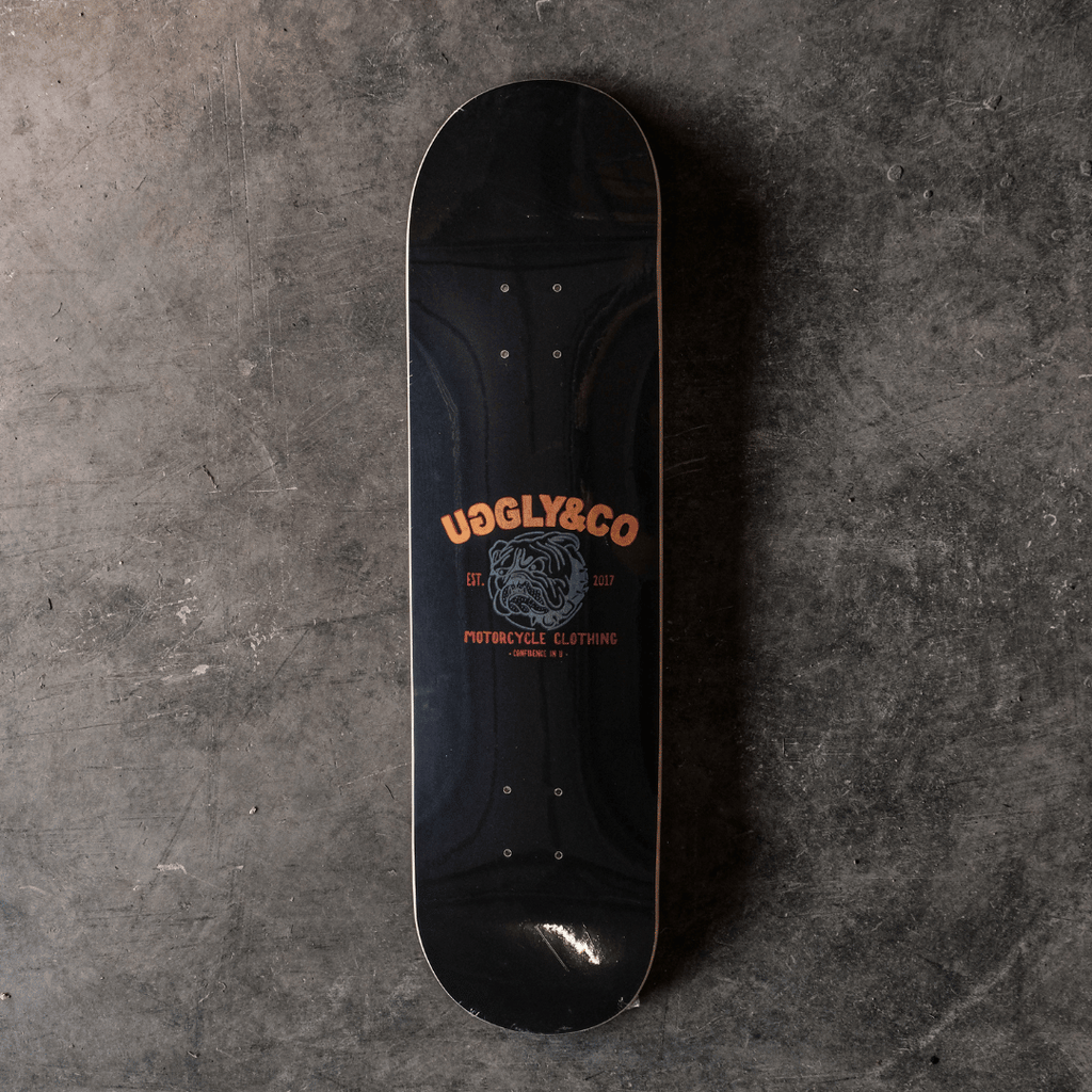 Uggly & Co Bulldog Skateboard Deck – 8.25 Inch Premium Maple Wood