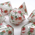 The Last Petal | Sharp Edge Dice | Resin | 7 Piece Set