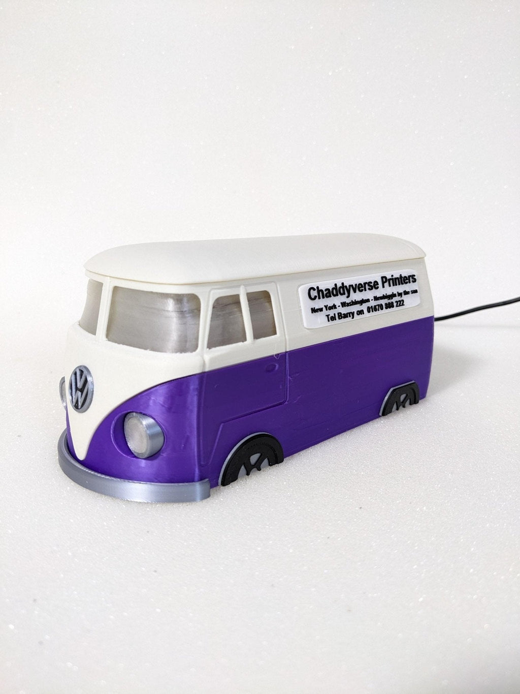 Chaddyverse VW T1 Splitty Van Night Light | Personalised Storage Box