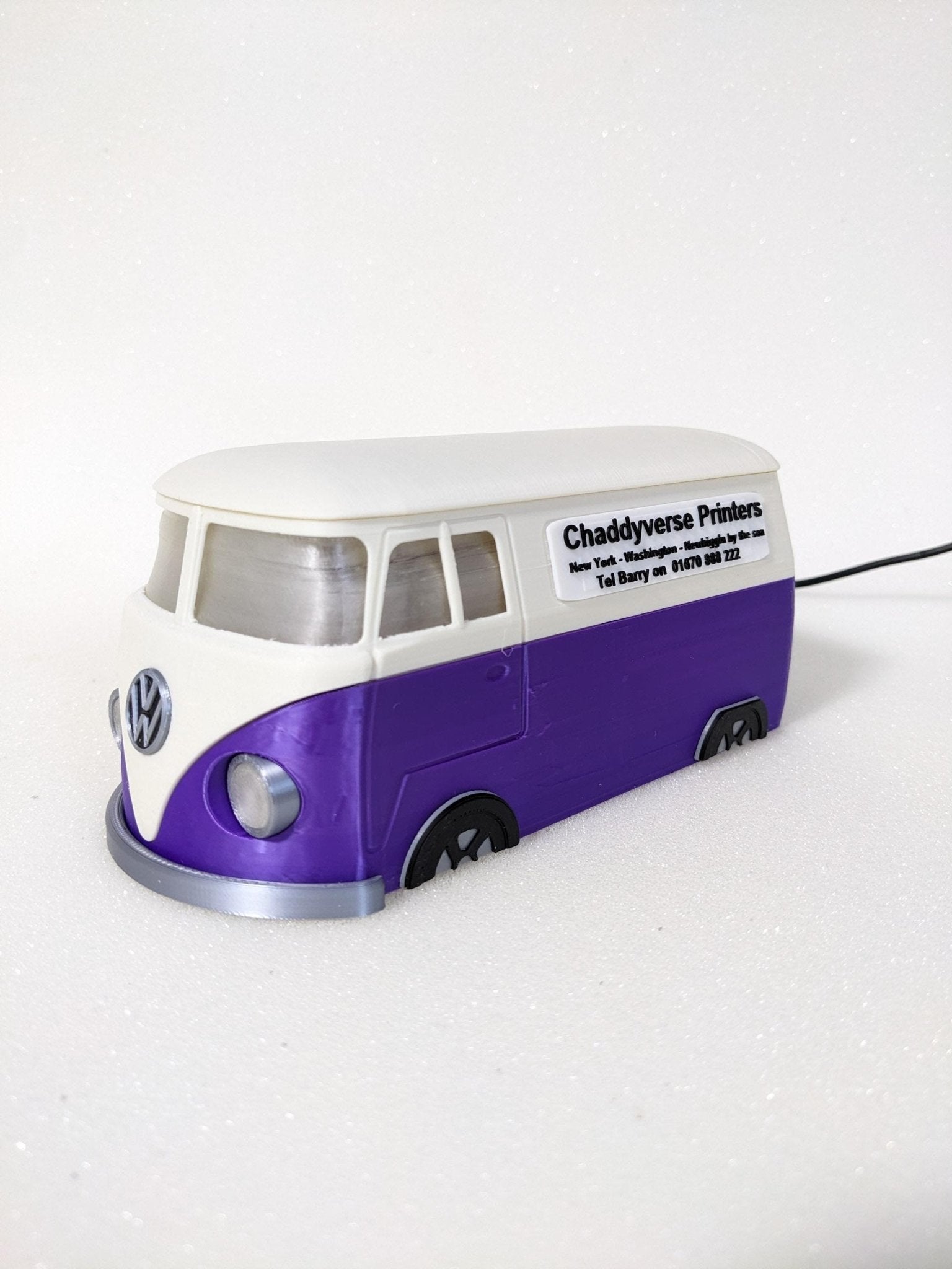 Chaddyverse VW T1 Splitty Van Night Light | Personalised Storage Box