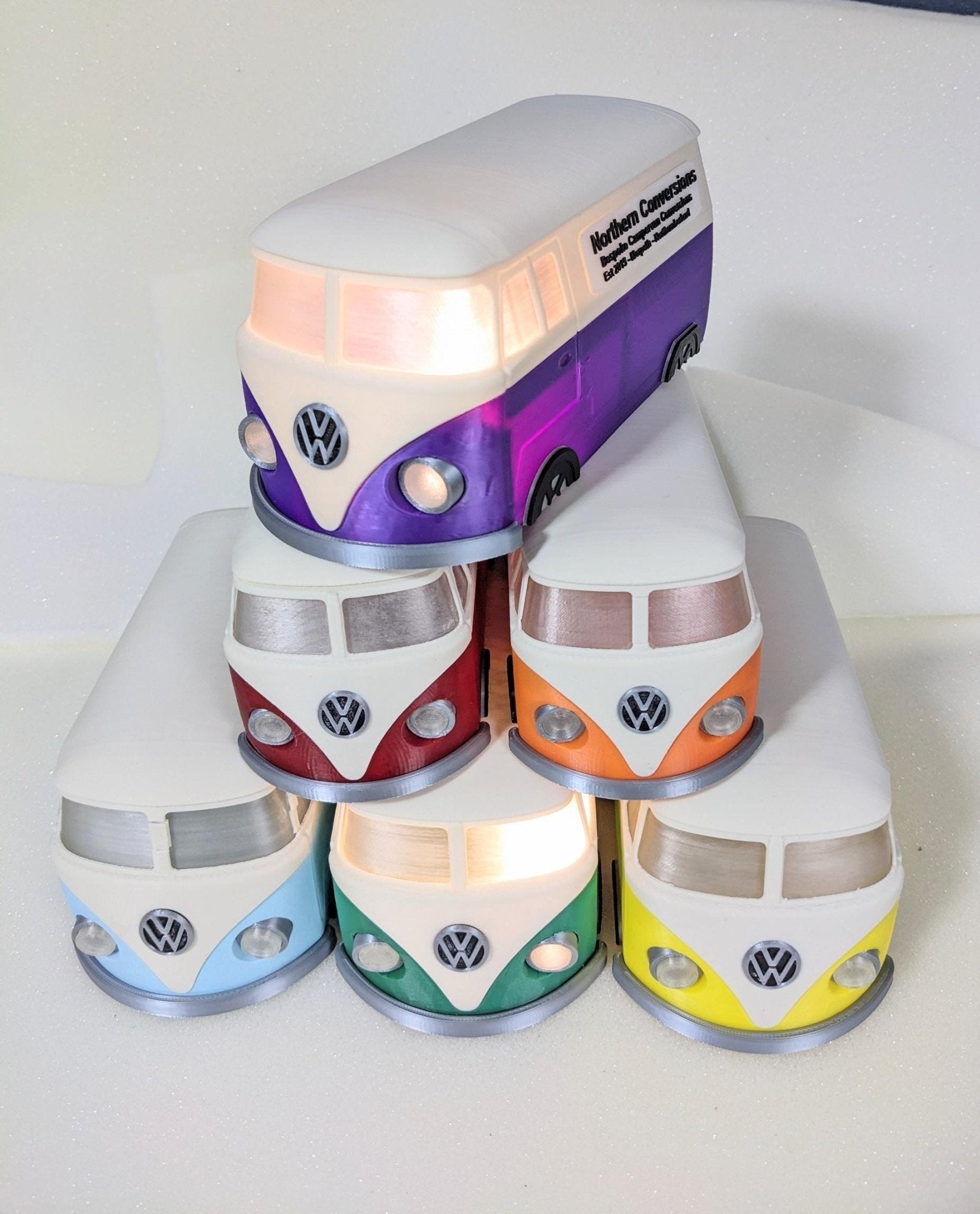 Chaddyverse VW T1 Splitty Van Night Light | Personalised Storage Box