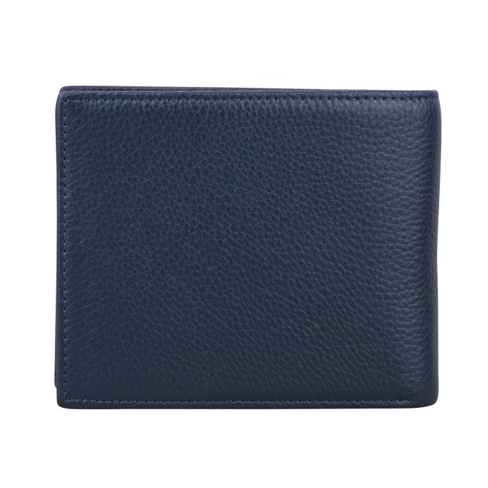 Navy Blue Leather Wallet | Gecko Jewellery Retail Personalised Gift