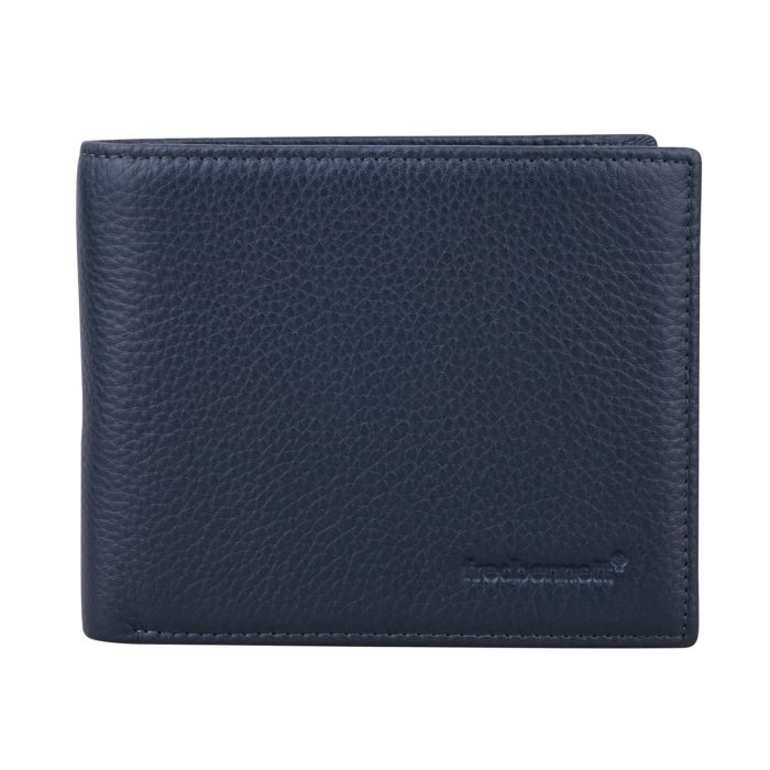 Navy Blue Leather Wallet | Gecko Jewellery Retail Personalised Gift