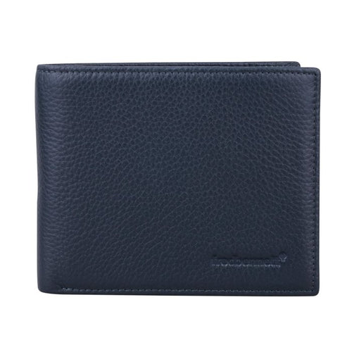 Navy Blue Leather Wallet | Gecko Jewellery Retail Personalised Gift