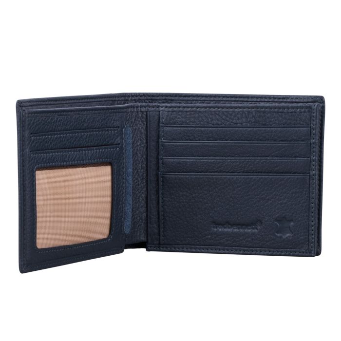 Navy Blue Leather Wallet | Gecko Jewellery Retail Personalised Gift