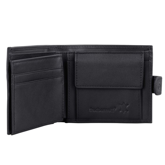 Gecko Jewellery Retail Personalised Leather Wallet with Coin Purse