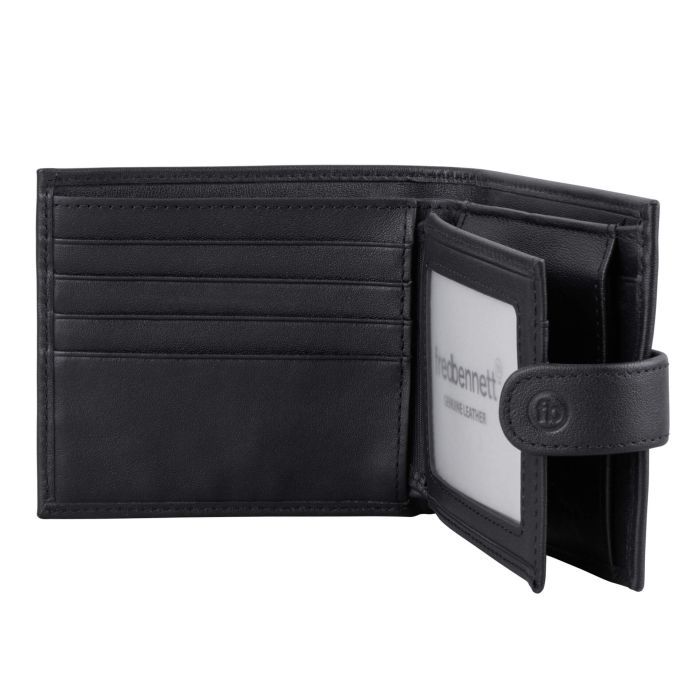 Gecko Jewellery Retail Personalised Leather Wallet with Coin Purse