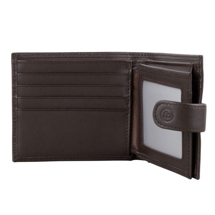 Gecko Jewellery Retail Personalised Leather Wallet with Coin Purse