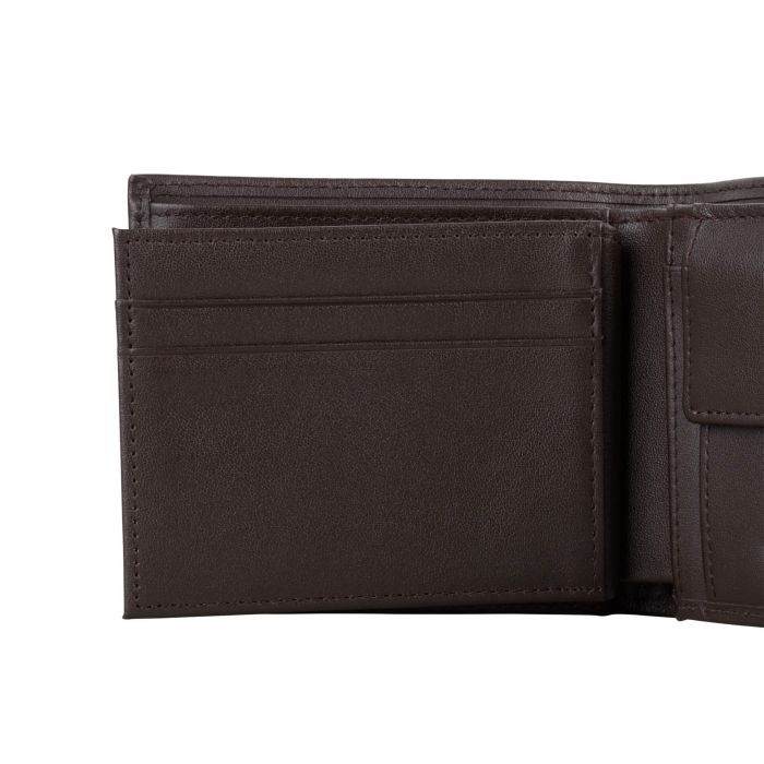 Gecko Jewellery Retail Personalised Leather Wallet with Coin Purse
