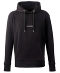 simple. hoodie. waffle. black.