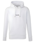 simple. hoodie. waffle. white.